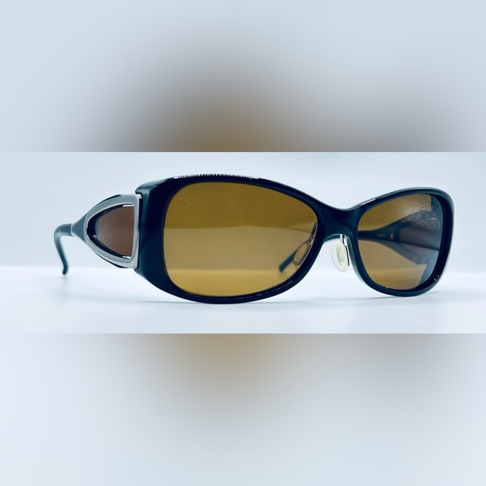 Eschenbach 1663561S Black Silver Oval Sunglasses Frames Only